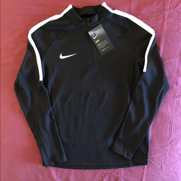nike academy half zip top